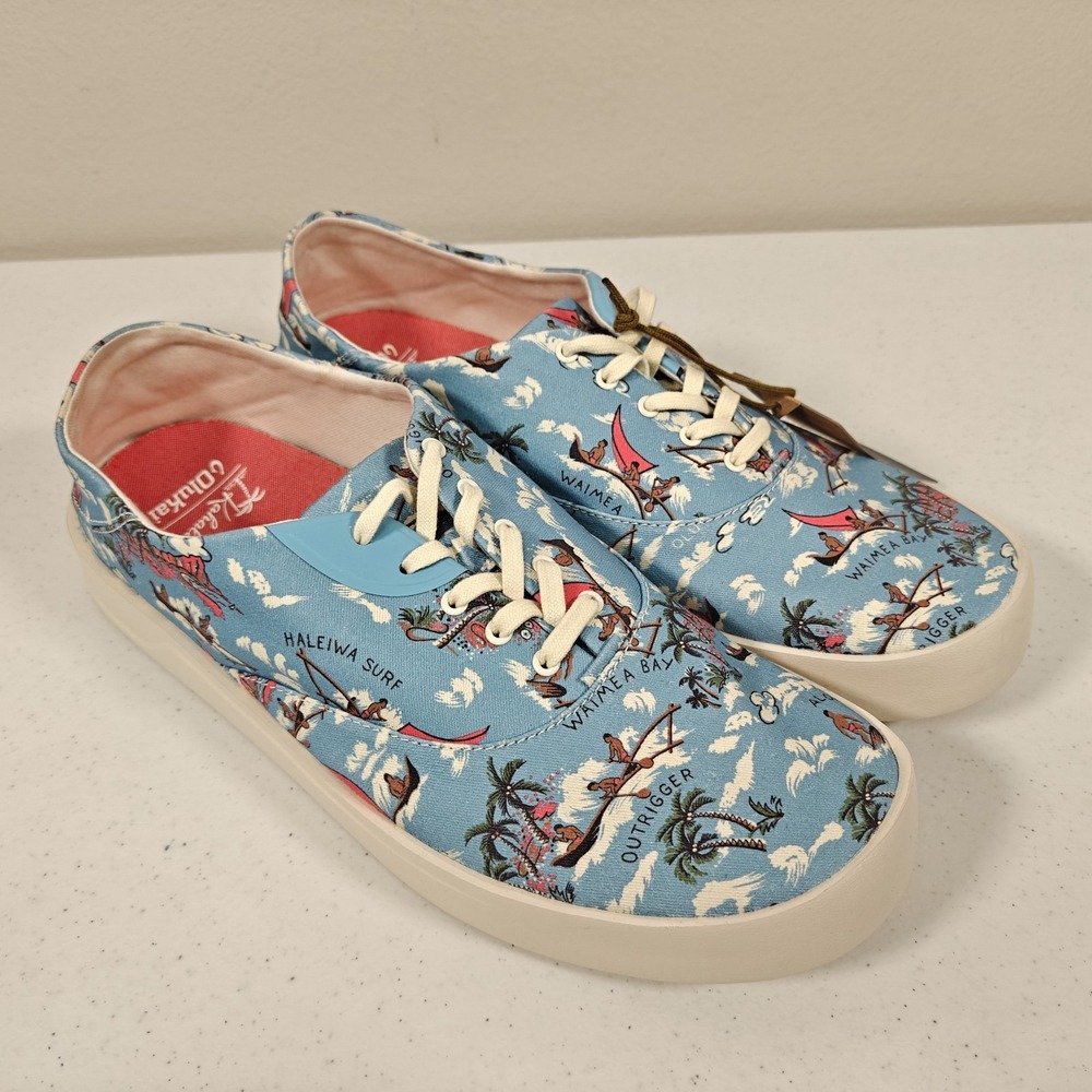OluKai x Kahala Tradewind Men's Size 13 Sneakers Ocean Spray Outrigger